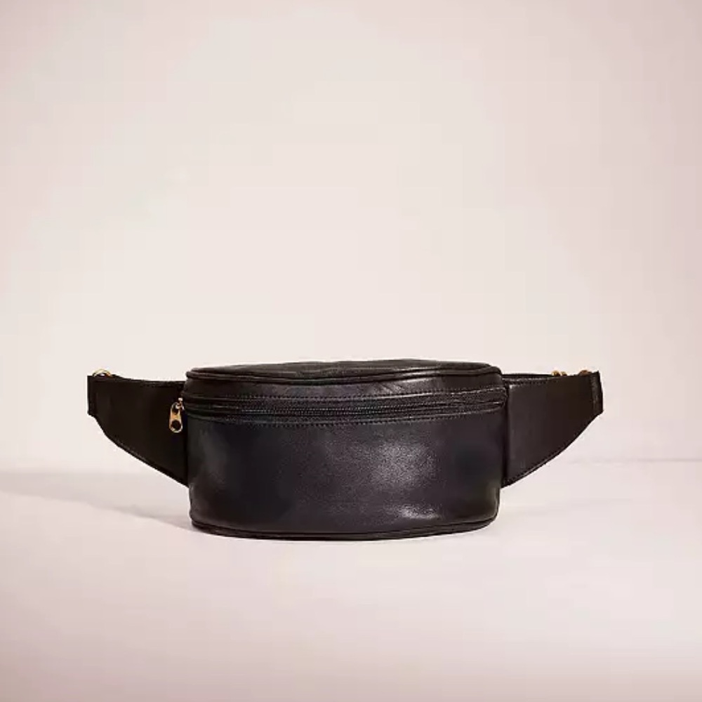 Coach Vintage‎ Canteen Leather Waist Pouch Fanny Pack Brown USA Chocolate Brown - Picture 2 of 13